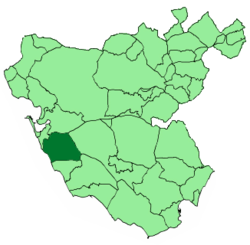 Map of Chiclana de la Frontera (Cádiz)